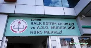 Edirne Halk Eğitimi Merkezi Ve Aso Edirne Halk Eğitimi Merkezi Ve Aso