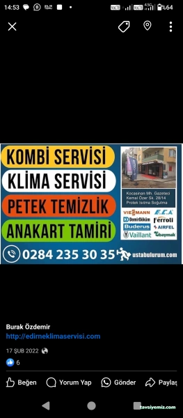 Edirne Kombi Klima Servisi Edirne Kombi Klima Servisi