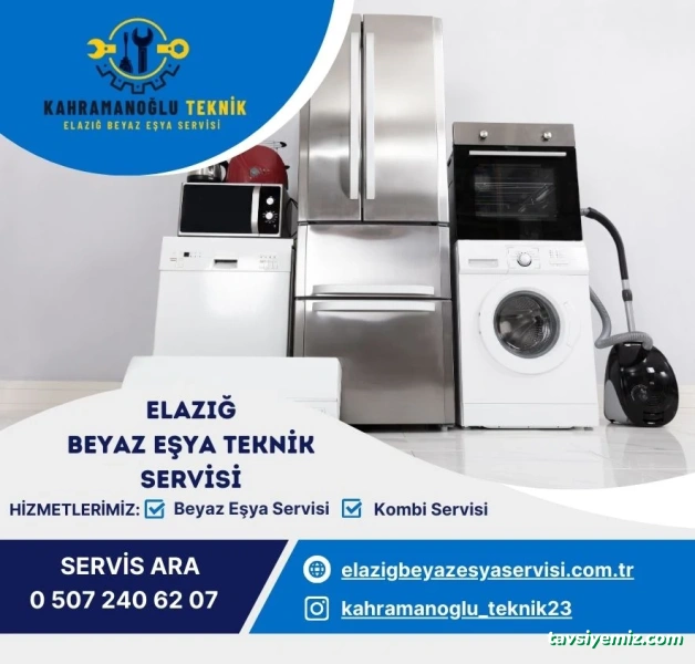 Elazığ Beyaz Eşya Servisi & Kahramanoğlu Teknik Elazığ Beyaz Eşya Servisi & Kahramanoğlu Teknik
