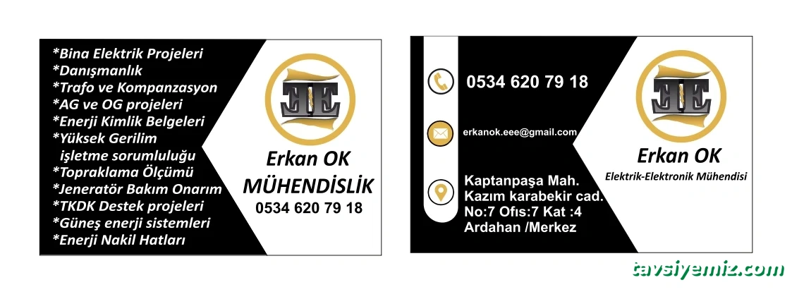 Erkan Mühendislik Elektrik Proje Taahhüt Erkan Mühendislik Elektrik Proje Taahhüt