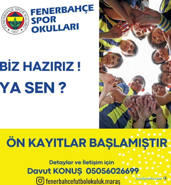 Fenerbahçe Futbol Okulu Kahramanmaraş Fenerbahçe Futbol Okulu Kahramanmaraş