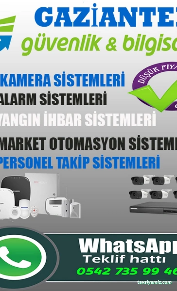 Gaziantep Alarm & Kamera Sistemleri Gaziantep Alarm & Kamera Sistemleri
