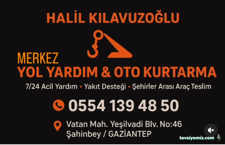 Gaziantep Merkez Oto Kurtarma