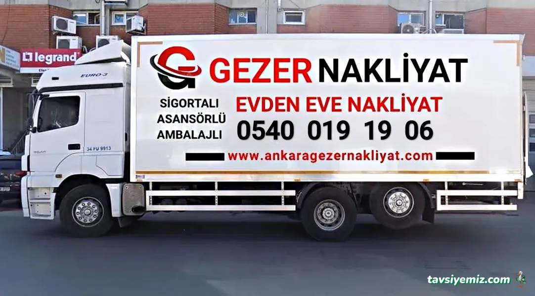 Gezer Evden Eve Nakliyat Asansörlü Taşımacılık