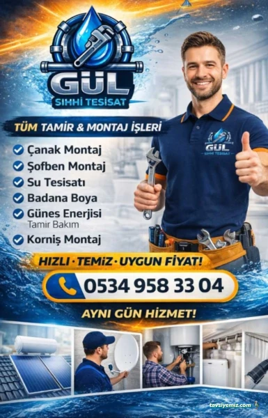 Gül Sıhı Tesisat Tamir Bakım
