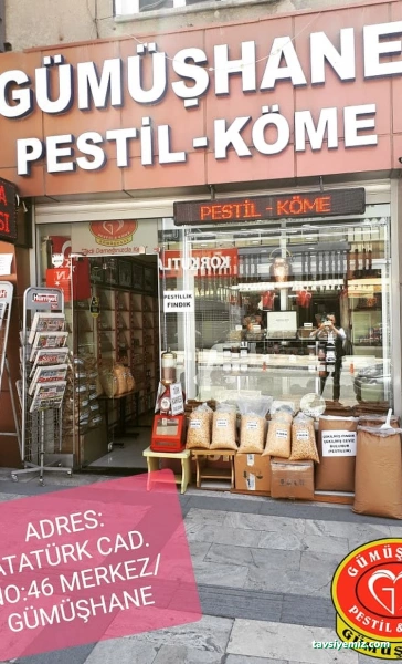 Gümüşhane Pestil Ve Köme Satış Mağazası Gümüşhane Pestil Ve Köme Satış Mağazası