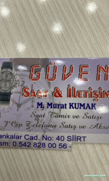 Güven Saatçilik Güven Saatçilik