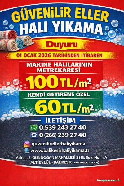 Güvenilir Eller Halı Yıkama