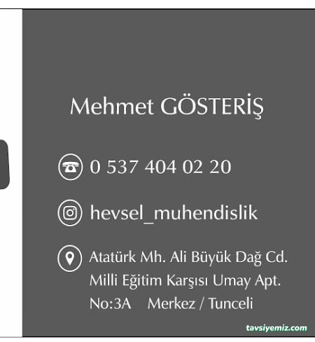 Hevsel Tesisat Hevsel Tesisat