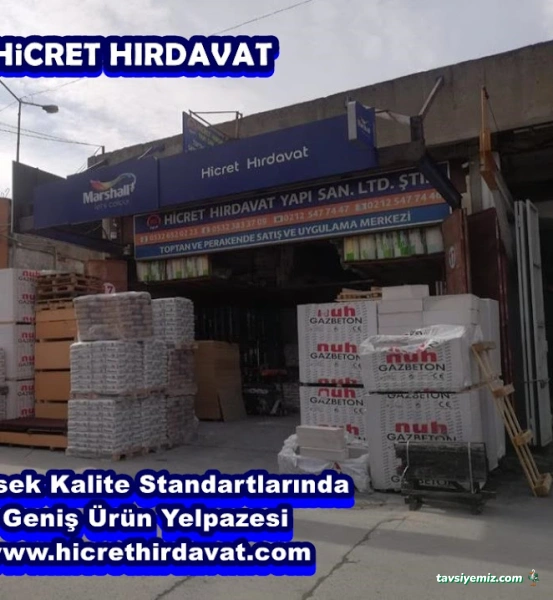 İstanbul Hicret Hırdavat Nalbur & İnşaat Malzemeleri İstanbul Hicret Hırdavat Nalbur & İnşaat Malzemeleri
