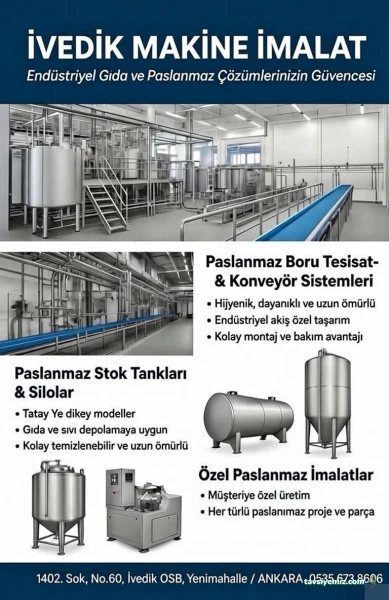 İvedik Makina Kaynak İmalatı