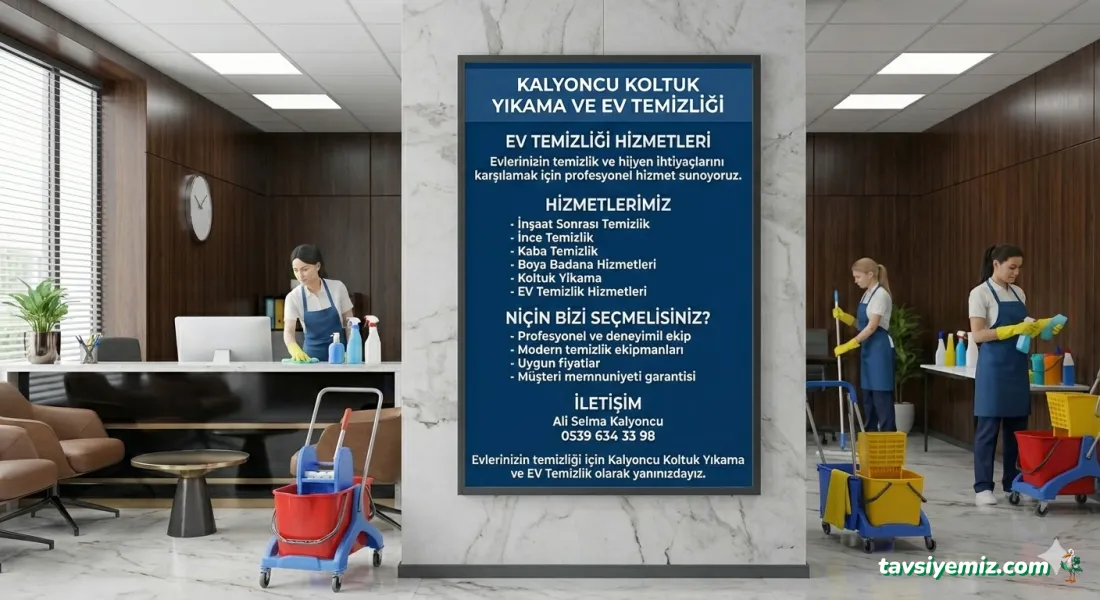 Kalyoncu Koltuk Yıkama Ve İnşaat Temizlik İşleri