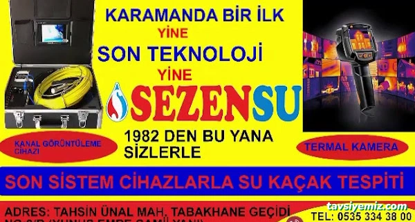 Karaman Tıkanık Açma Merkezi Sezen Su Karaman Tıkanık Açma Merkezi Sezen Su