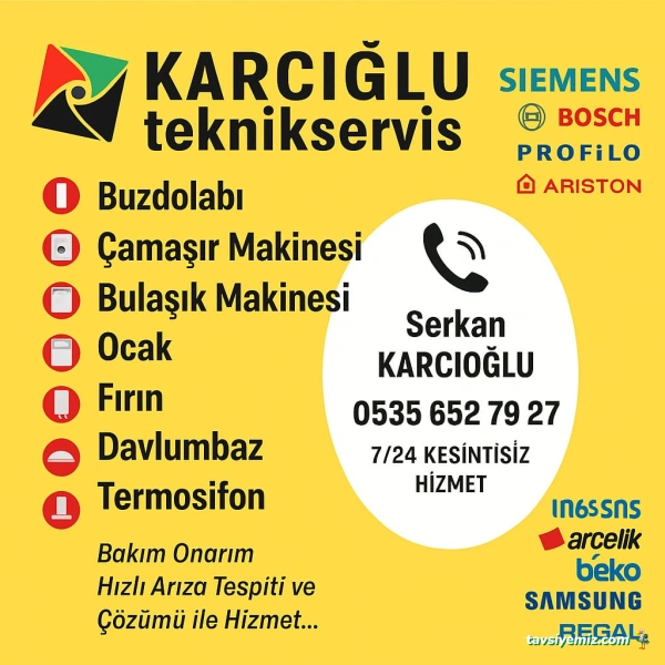 Karcıoğlu Teknik Servis Karcıoğlu Teknik Servis