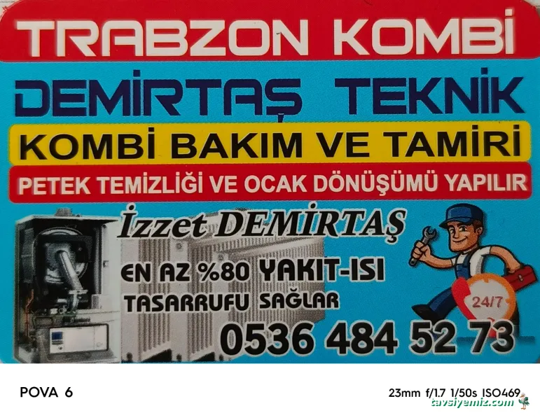 Trabzon Kombi Kombi Demirtaş Teknik