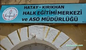 Kırıkhan Halk Eğitimi Merkezi Kırıkhan Halk Eğitimi Merkezi