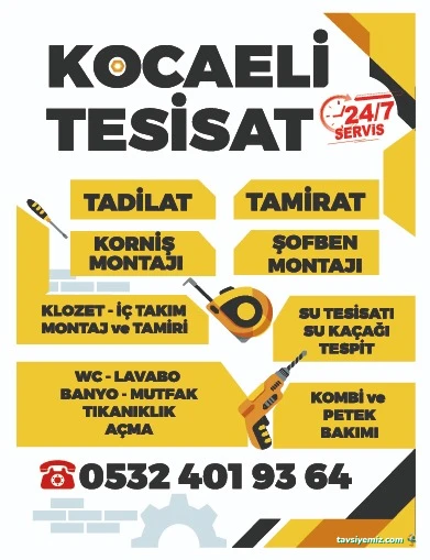 Kocaeli Su Kaçak Tespiti Tamir Bakım