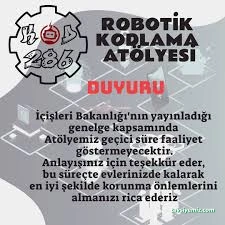 Kod 286 Robotik Ve Kodlama Atölyesi Kod 286 Robotik Ve Kodlama Atölyesi