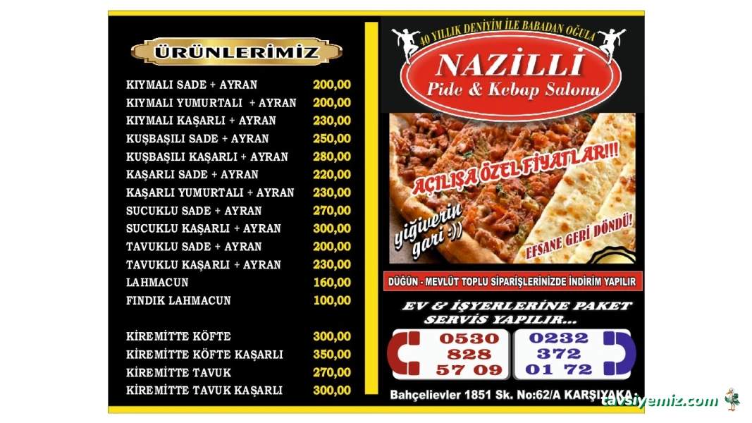 Meşhur Nazilli Pide Salonu