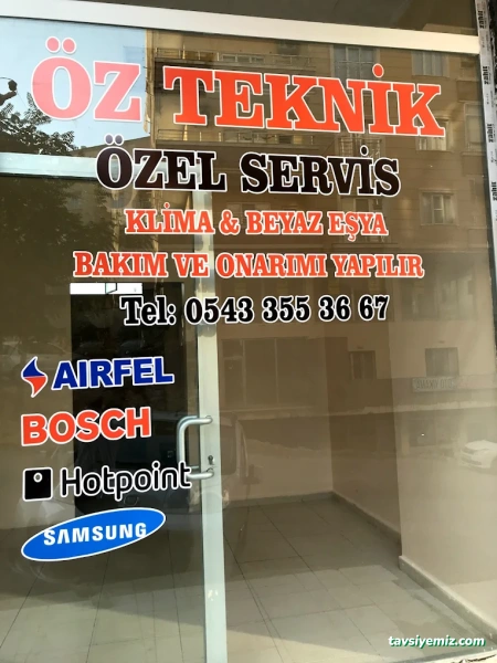 Öz Teknik Özel Servis Öz Teknik Özel Servis