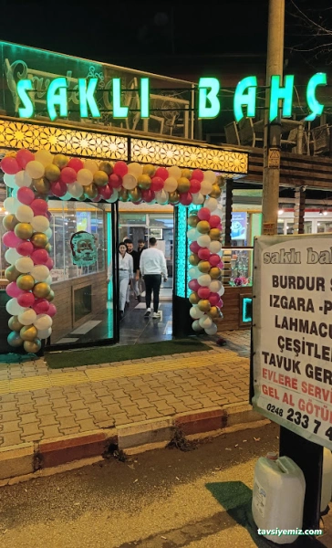 Saklı Bahçe Burdur Şiş Izgara Kahvaltı Cafe Mutfak Oyun Salonu Canlı Müzik Saklı Bahçe Burdur Şiş Izgara Kahvaltı Cafe Mutfak Oyun Salonu Canlı Müzik