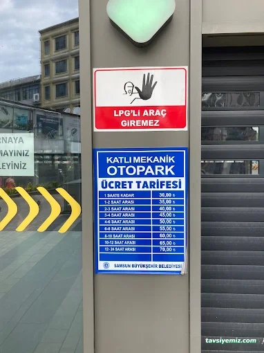 Samsun Büyükşehir Katlı Otopark Samsun Büyükşehir Katlı Otopark