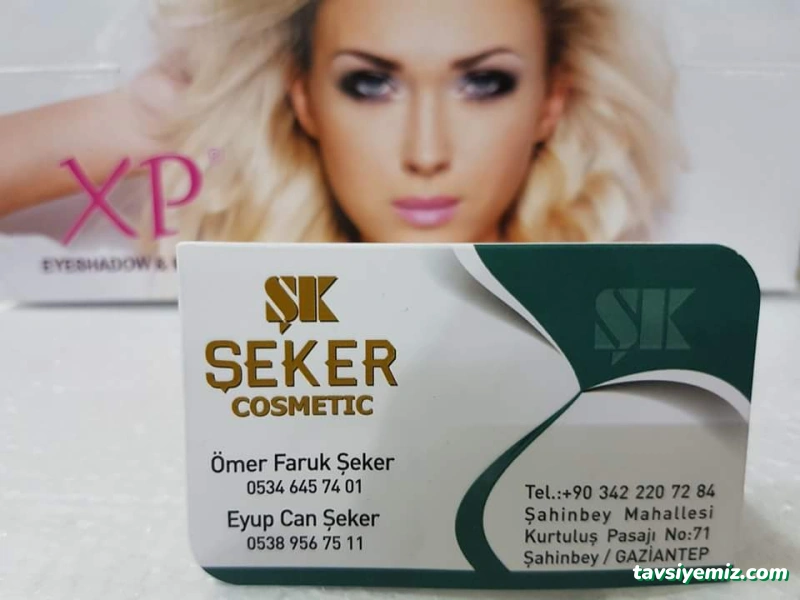 Şeker Kozmetik Ömer Faruk Şeker Şeker Kozmetik Ömer Faruk Şeker