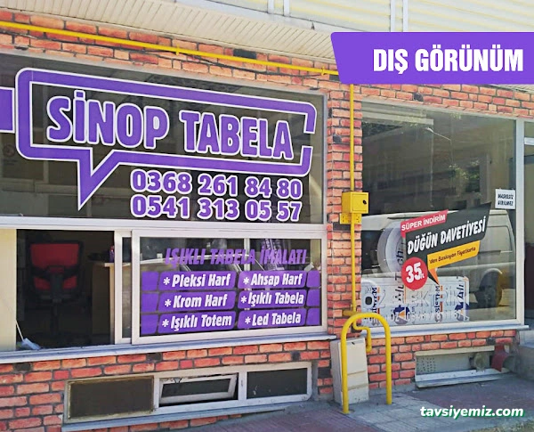 Sinop Tabela Sinop Tabela