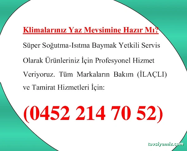 Süper Soğutma-Isıtma Baymak Yetkili Servis Ordu Süper Soğutma-Isıtma Baymak Yetkili Servis Ordu