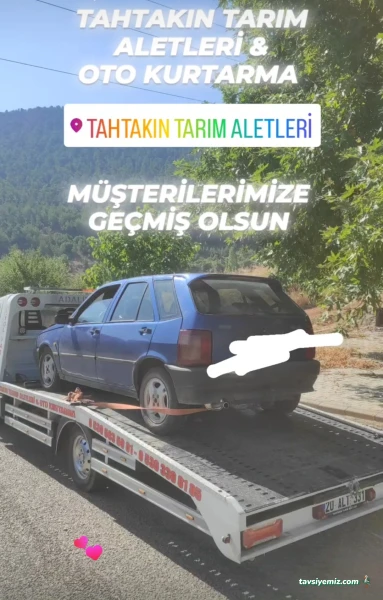 Tahtakın Oto Kurtarma Yol Yardım 7/24 Denizli Tava