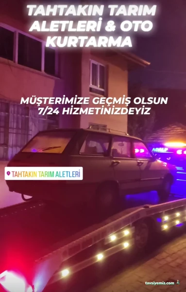 Tahtakın Oto Kurtarma Yol Yardım 7/24 Denizli Tava