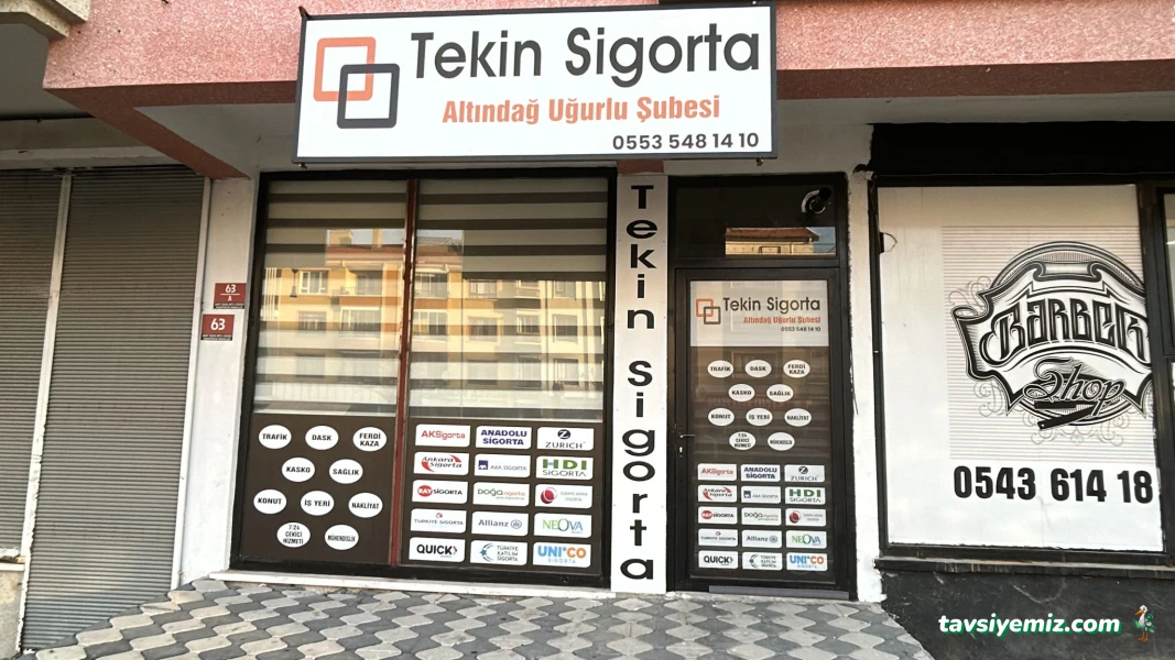 Tekin Sigorta Altında Uğurlu Şubesi ( Kadir Uğurlu