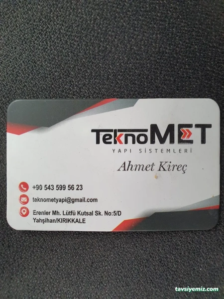 Teknomet Otomasyon Yapı Sistemleri Teknomet Otomasyon Yapı Sistemleri