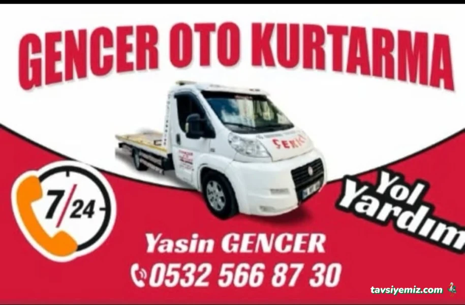 Uşak Gencer Oto Kurtarma  7/24  Yol Yardım