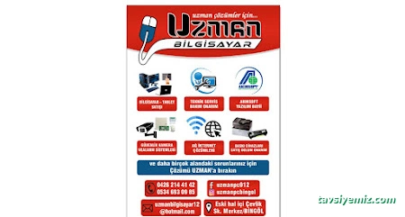 Uzman Bilgisayar Ve Güvenlik Sistemleri Uzman Bilgisayar Ve Güvenlik Sistemleri