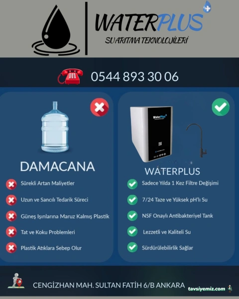 Waterplus Su Arıtma Teknolojileri Waterplus Su Arıtma Teknolojileri