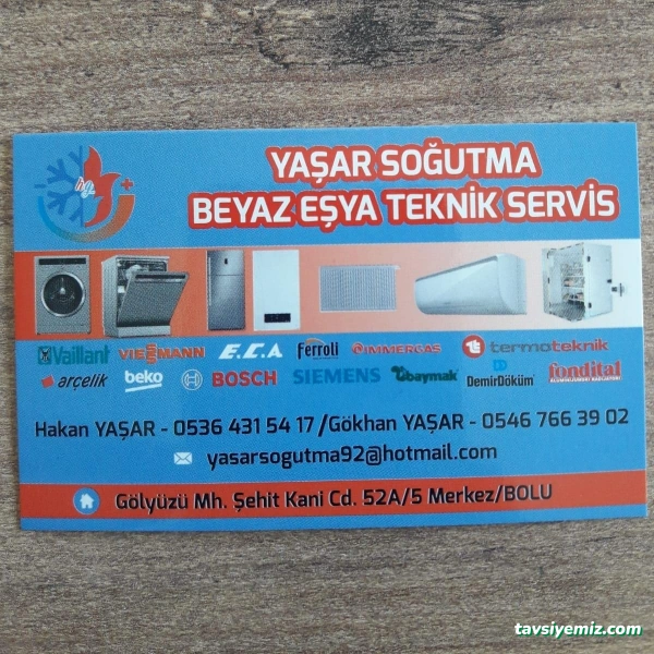 Yaşar Teknik Soğutma Beyaz Eşya Tamiri Klima Montajı Ve Özel Servisi Yaşar Teknik Soğutma Beyaz Eşya Tamiri Klima Montajı Ve Özel Servisi