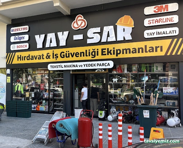 Yaysar Hırdavat Ve İş Güvenliği Ekipmanları Yaysar Hırdavat Ve İş Güvenliği Ekipmanları