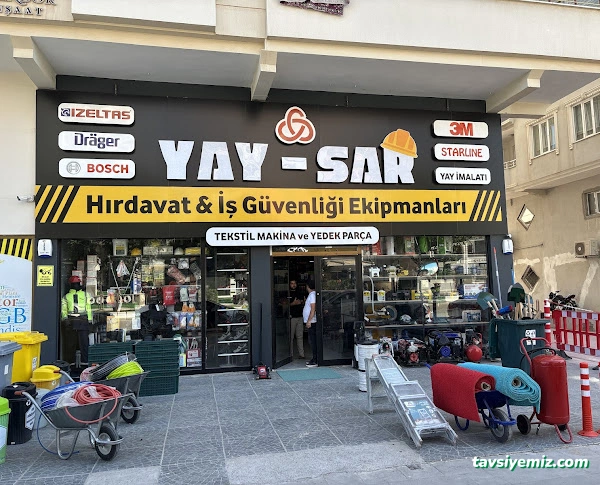 Yaysar Hırdavat Ve İş Güvenliği Ekipmanları Yaysar Hırdavat Ve İş Güvenliği Ekipmanları