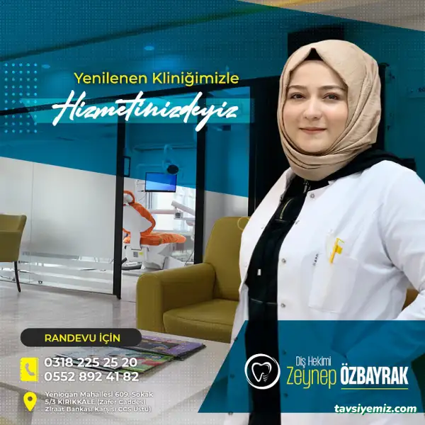 Zeynep Özbayrak Ağız Ve Diş Sağlığı Polikliniği Zeynep Özbayrak Ağız Ve Diş Sağlığı Polikliniği