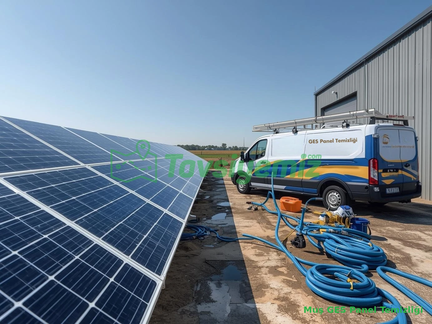 Muş GES Panel Temizliği